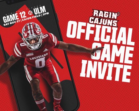 Let’s GEAUX RAGIN CAJUNS #grateful <a href="/JacobLaFrance/">Jacob LaFrance</a> <a href="/casey_gisclair/">Casey Gisclair</a> <a href="/Coach__Young4/">Brian Young</a> <a href="/LAFootballMagTV/">Louisiana Football Magazine</a> <a href="/MikeDetillier/">Michael Detillier</a>