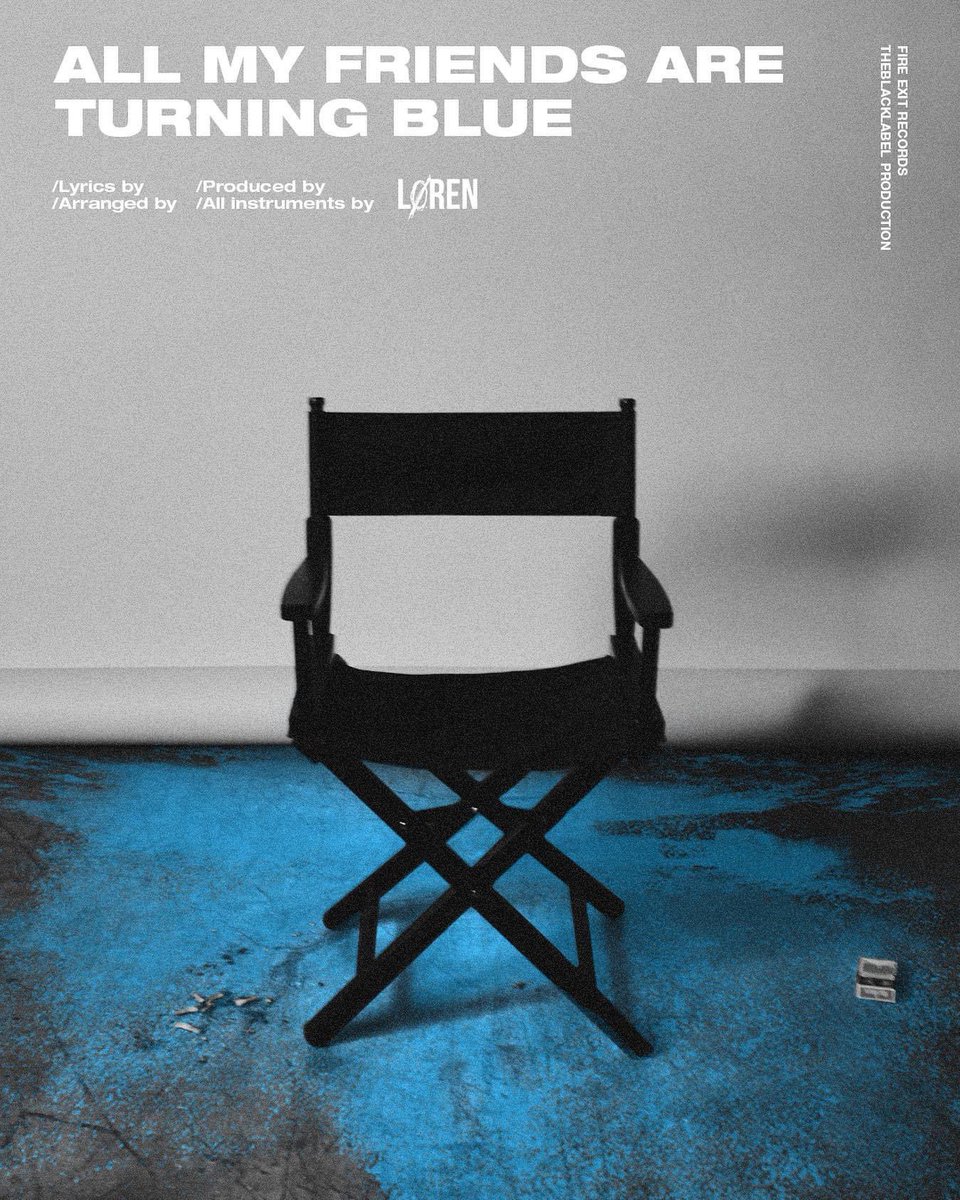 FORLORENONLY's tweet photo. LØREN - 'ALL MY FRIENDS ARE TURNING BLUE’
2021.11.25 6PM (KST)

#LØREN #로렌 #LOREN #ALLMYFRIENDSARETURNINGBLUE #AMFATB #FIREEXITRECORDS #THEBLACKLABEL @THEBLACKLABEL_ https://t.co/CxBG3Xgqz7