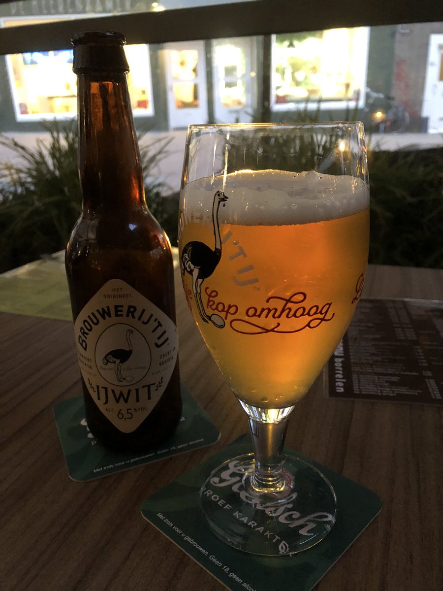Myriam_Heyens's tweet photo. Een Amsterdams biertje in Nijmegen #ijwit https://t.co/PqG1UzL9Cb