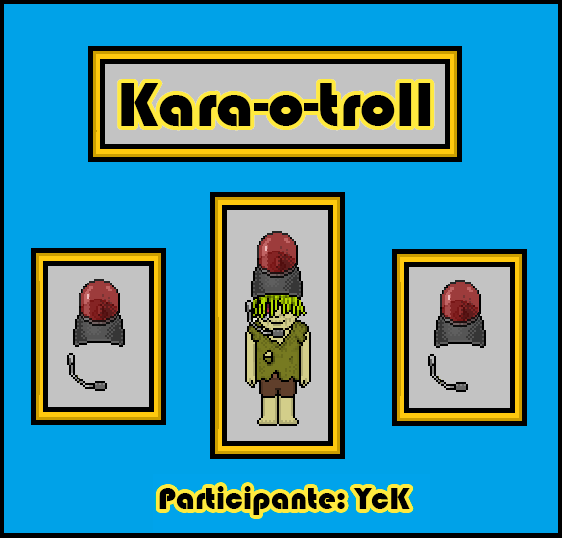 YcK_Es's tweet photo. Os presento el Kara-o-troll:

Cuando un usuario esté penalizado, todos sus avatares aparecerán con él equipado.

¿Qué hace? Convertir todos sus textos en canciones, villancicos, chirigotas.... Así no molestarán con sus troleos.

@ESHabbo
Usuario: YcK

#7AñosHabboEmbajadores https://t.co/MHnGdHHwZs