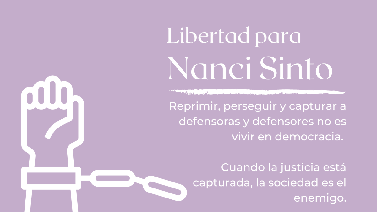 rise_gt1's tweet image. 📢¡Libertad para Nanci Sinto! La represión del #21N se ha traducido en persecución y capturas arbitrarias.✊🏿✊🏿