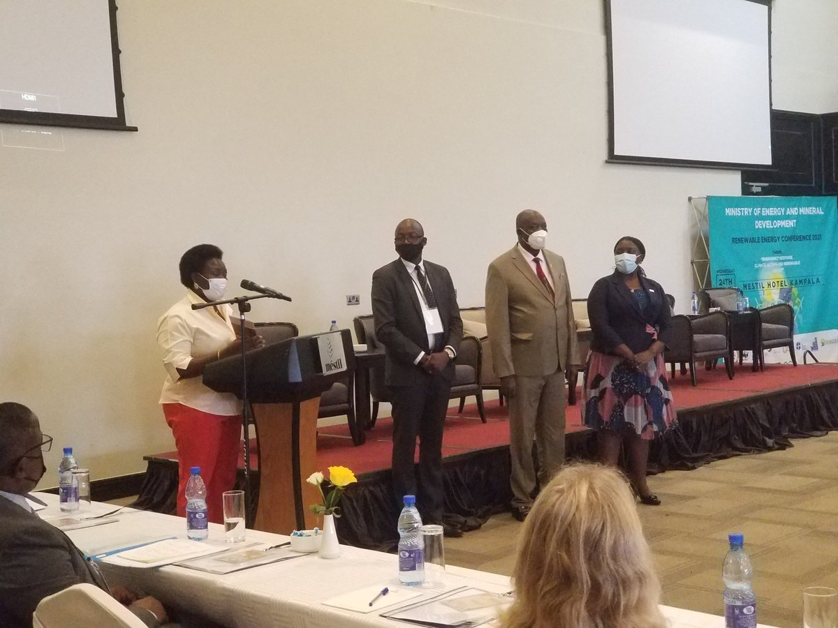 NankabirwaRS's tweet photo. Today morning with great honor and privilege I was invited to give the opening remarks at the Renewable Energy Conference which is part of the Energy Week, 2021.
#renewableenergy
#EnergyWeek21
#REC21 https://t.co/T4dREZNtfy