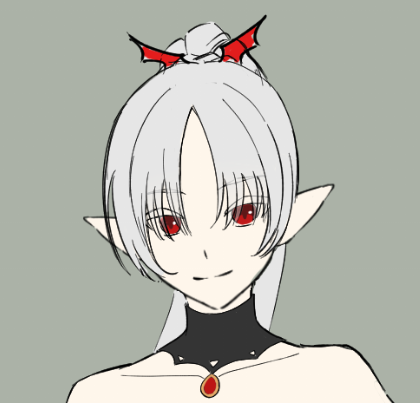 「今考えてるオリキャラさん、普段描かない感じのデザインがチラホラと浮かんできていい」|🌸あまがみP🌸のイラスト