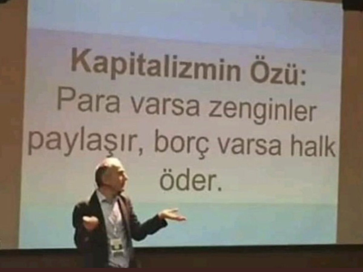 Krizin sebebi üretim eksikliği değil üretilen mal ve hizmetlerin insanlar arasında adaletli dağıtılmamasıdır. #KapitalizmÇöktüÇözümİslam