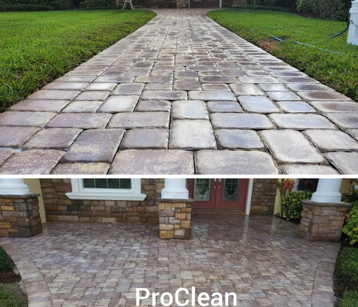 ProcleanOf's tweet image. Now is the perfect time for paver cleaning &amp;amp; sealing in Bradenton! We can transform your dingy pavers into ones that are like-new. Call for a free quote! 1201 Sixth Ave West, Suite 100 Bradenton, FL 34205 | Phone: (941) 242-7501 | bradentonpowerwashing.com