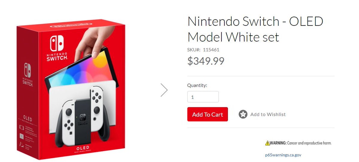 Wario64's tweet photo. Switch OLED white at Nintendo Store https://t.co/VibH5UfMax https://t.co/eW0NnKVYtV