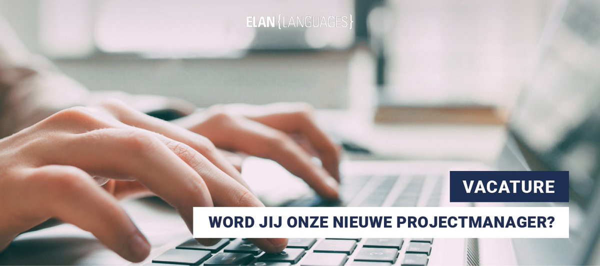 #Vacature 💥 Ben je enthousiast, hands-on en gebeten door taal? Wij zoeken een #projectmanager #vertalingen. Bekijk de vacature en solliciteer nu! 👉 bit.ly/3xiLxVb