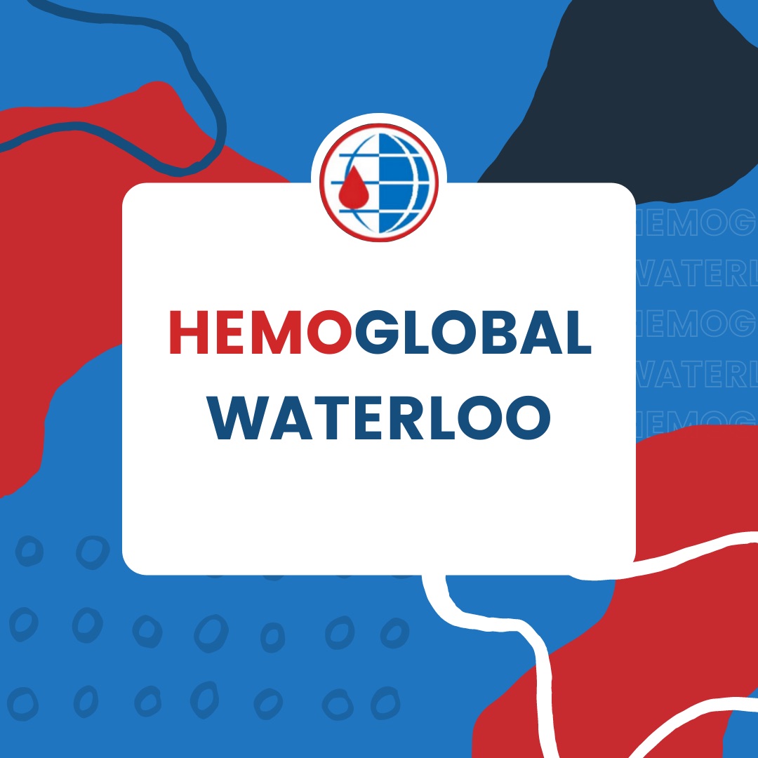 HemoglobalUW's tweet photo. Hey everyone! We are Hemoglobal Waterloo and we’re so excited for you to join us on our journey. We will be working with @Hemoglobal to help create a lasting impact on the lives of children with fatal blood diseases in Asia. Together let’s work to make care fair. https://t.co/B5QPbz1Rnn
