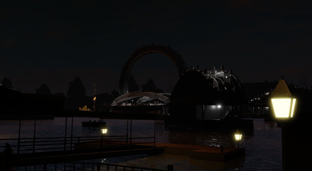 MagicEnterRBX's tweet image. Spotted some maintenance in progress on the barges!🔭 Are you excited for this upcoming spectacular? 🎆