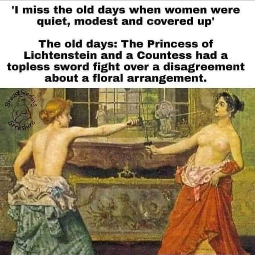 CrownDuels's tweet photo. When people tell me I've made my female characters too 'dynamic and outspoken'...
#medievaltwitter https://t.co/VrDMbotPgZ