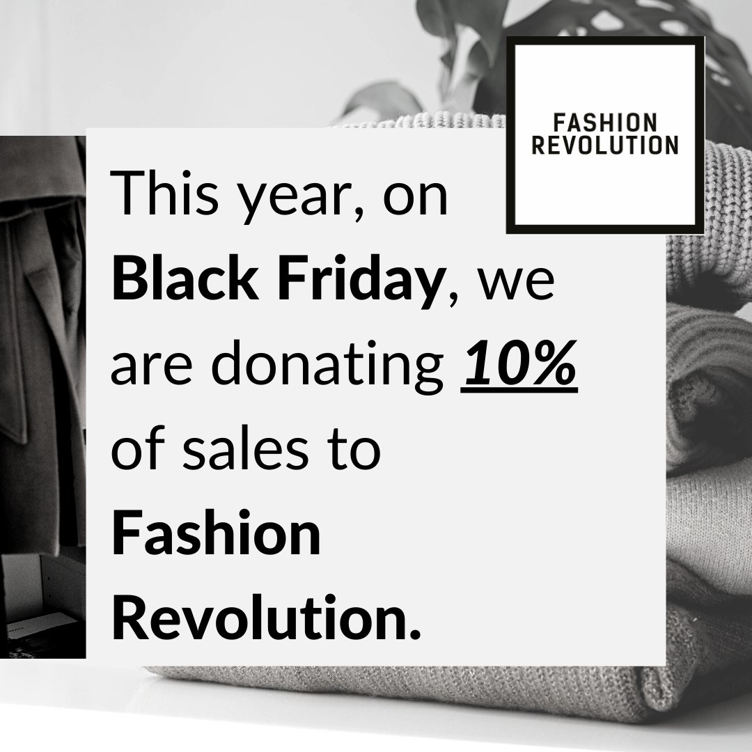 youunderwearuk's tweet image. This Black Friday, we're doing things differently. 

Instead of offering a discount, we're donating 10% of underwear sales to @fash_rev over the weekend (26th - 29th Nov).

Ditch the sale and shop consciously this Black Friday!