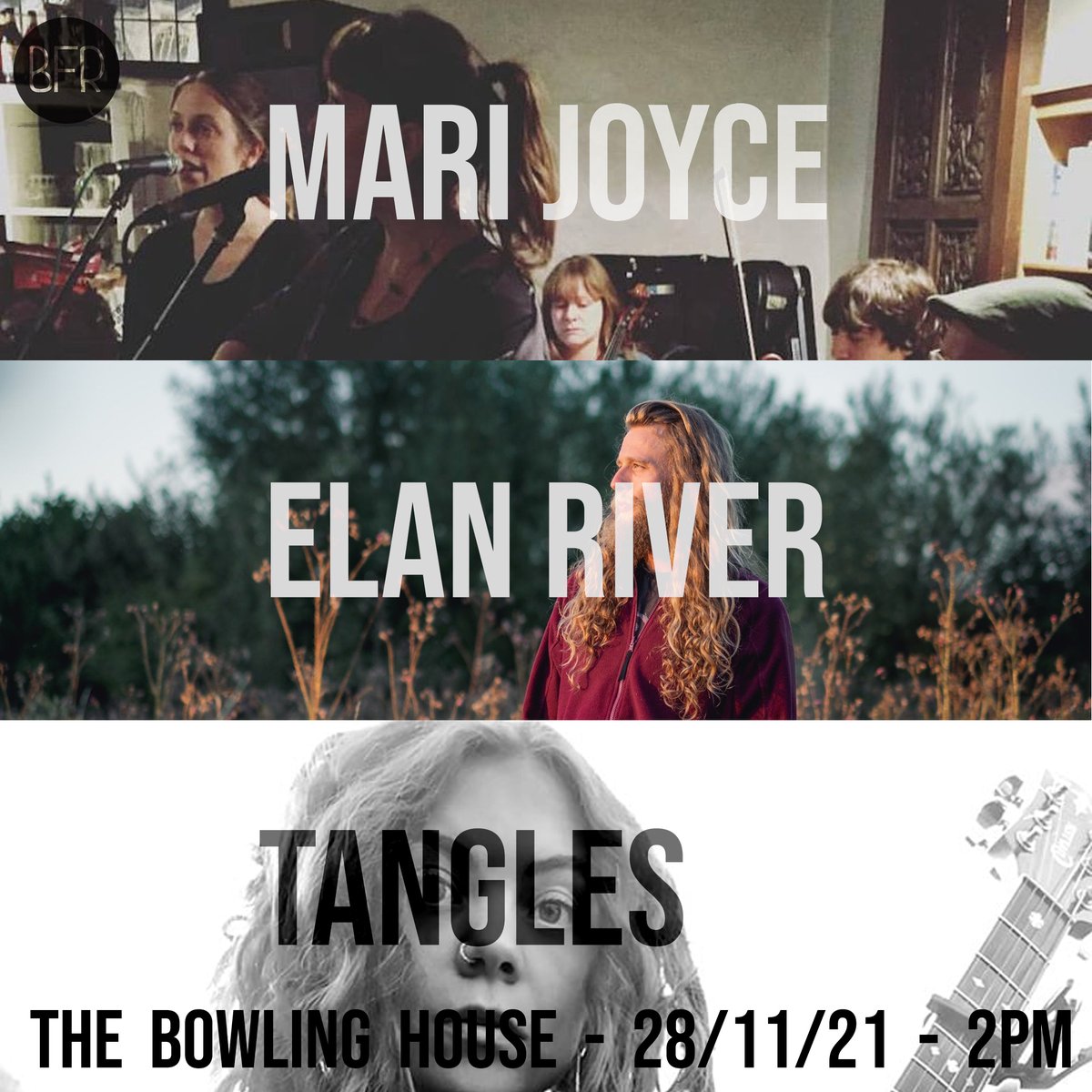 BareFeet Records (@barefeetrecords) on Twitter photo Coming up this weekend at <a href="/thebowlinghouse/">Bowling House</a>:
Mari Joyce
Elan River
Tangles
All for only £5 here: musicglue.com/barefeetrecord… Coming up this weekend at <a href="/thebowlinghouse/">Bowling House</a>:
Mari Joyce
Elan River
Tangles
All for only £5 here: musicglue.com/barefeetrecord…