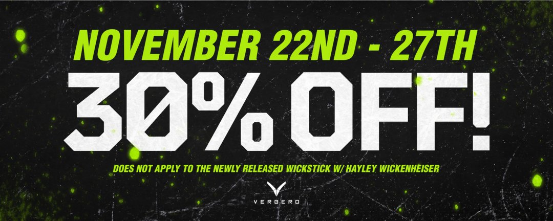 No Code Needed, discount applied at checkout! Discount applies to Sticks, Pants, Gloves, Socks, and Shield Series.

Visit: verbero.com/FLAIG

#Hockey #hockeygloves #hockeystick #pants #socks #HockeyTwitter #Discounts