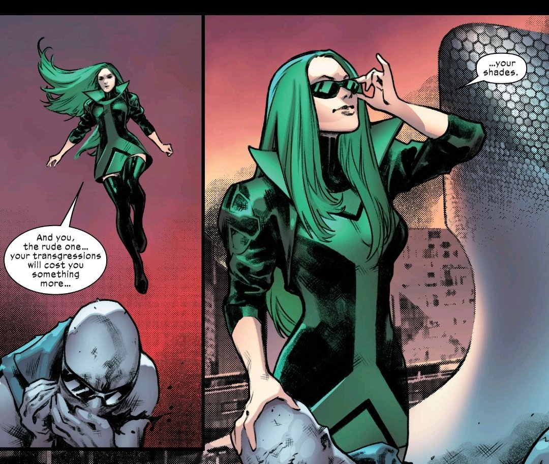 MutantMusings's tweet photo. #XSpoilers 

Polaris is literally a fucking movie star. https://t.co/eqCQJWLjd3