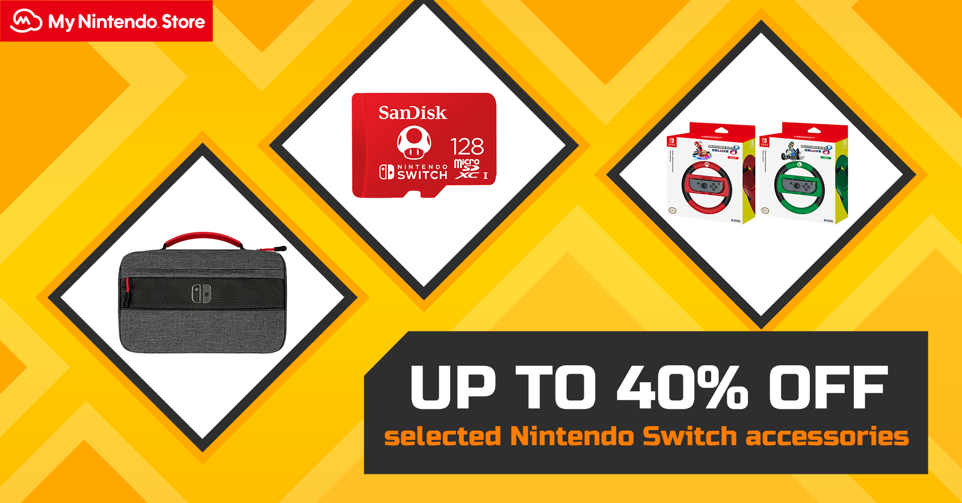 Nintendo Uk Accessorise For Less This Black Friday With Up To 40 Off Selected Nintendo Switch Accessories On My Nintendo Store While Stocks Last T Co Gakjstslfa Shop All Black Friday
