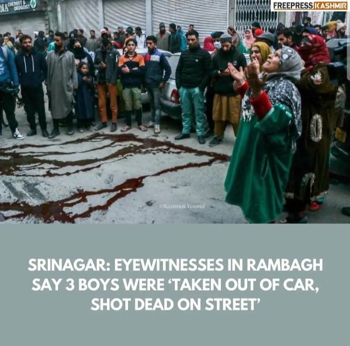 Mr_pathan011's tweet photo. This is really heartbreaking.... They r killing innocent ppl of kashmir and then tag them as militant... 😭
#shameonindia
#kashmirbleedingagain https://t.co/E8aUCp1V5y
