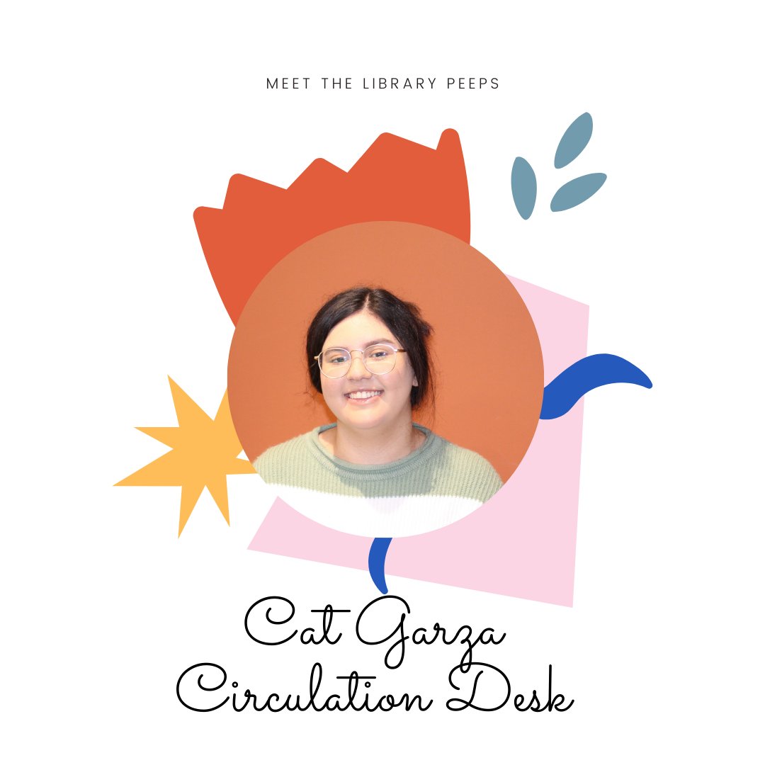 NVCLibrary's tweet photo. Meet the Library Peeps!

Name: Cat Garza
Title: Library Assistant II
Roams: Circulation Desk

Fav Lib Thing: All the local history books! 📚

#nvclibrary #meetlibrarypeeps https://t.co/5gBN8GPtAm