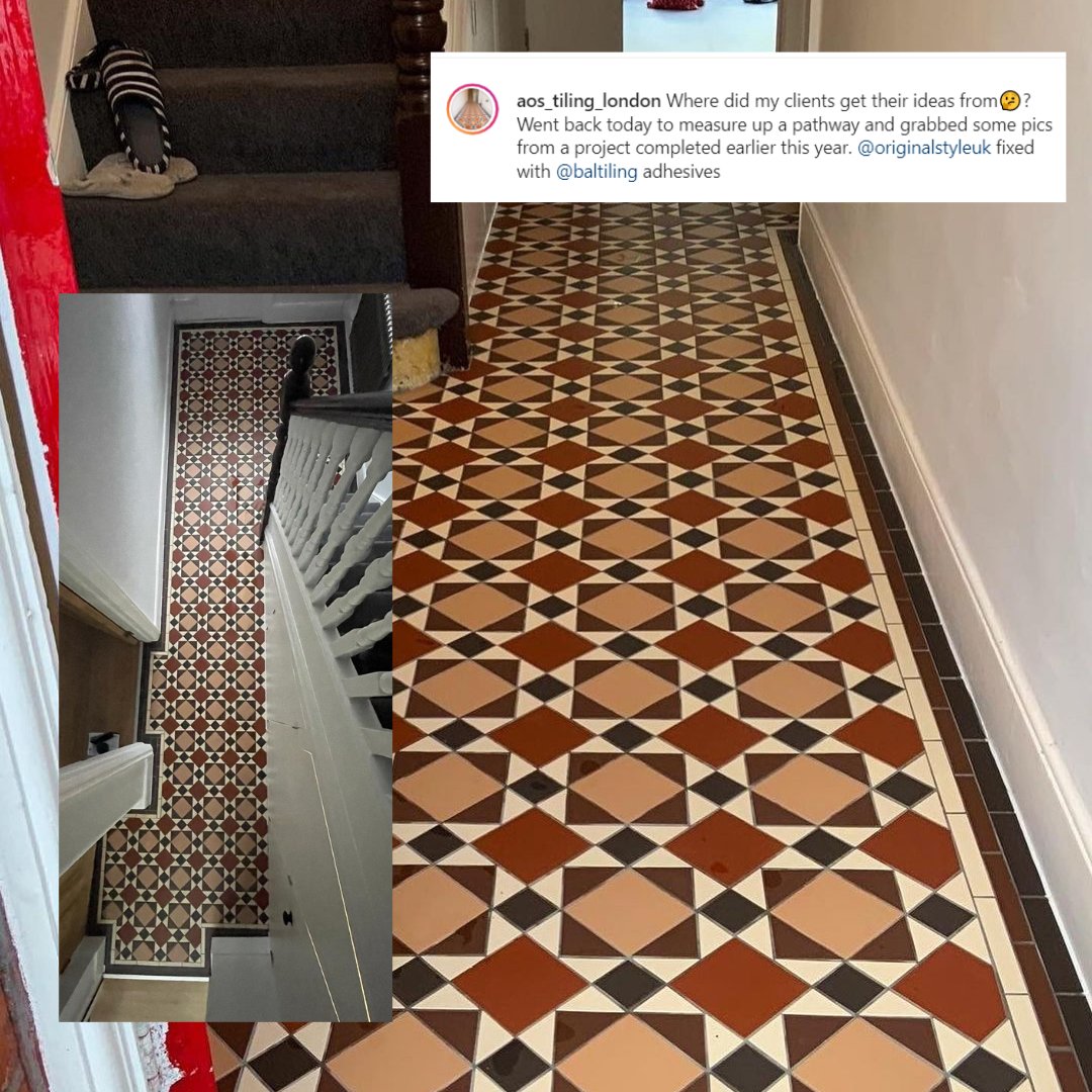 BALtiling's tweet photo. Check our Project of the Day by @AOSTILING - a superb Victorian-style floor in Balham, fixed with BAL adhesive!
#ProjectOfTheDay #VictorianFloor #BALTiling https://t.co/1LpHg8Ixfa