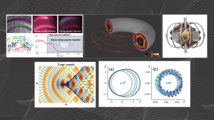 PPPLab's tweet photo. PPPL speakers and discoveries prominent at 2021 global plasma physics gathering @apsdpp #PlasmaPhysics #FusionEnergy #PlasmaAstrophysics #Stellarators #Tokamaks https://t.co/Ac9l4foaO2 https://t.co/FGQYWR1Ruw