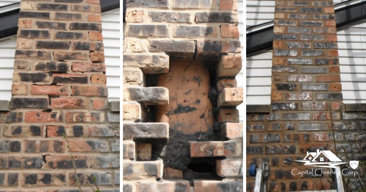 CapitalChimney's tweet image. Wind, water, storms, heat &amp;amp; sun exposure can all have deteriorating effects on your home. We offer all types of brick chimney repair &amp;amp; replacement services. Get a free estimate!

ow.ly/tcGV50GBpcI

#BrickAndMortar #BrickChimney #ChimneyExperts #Chicago #CapitalChimneyCorp