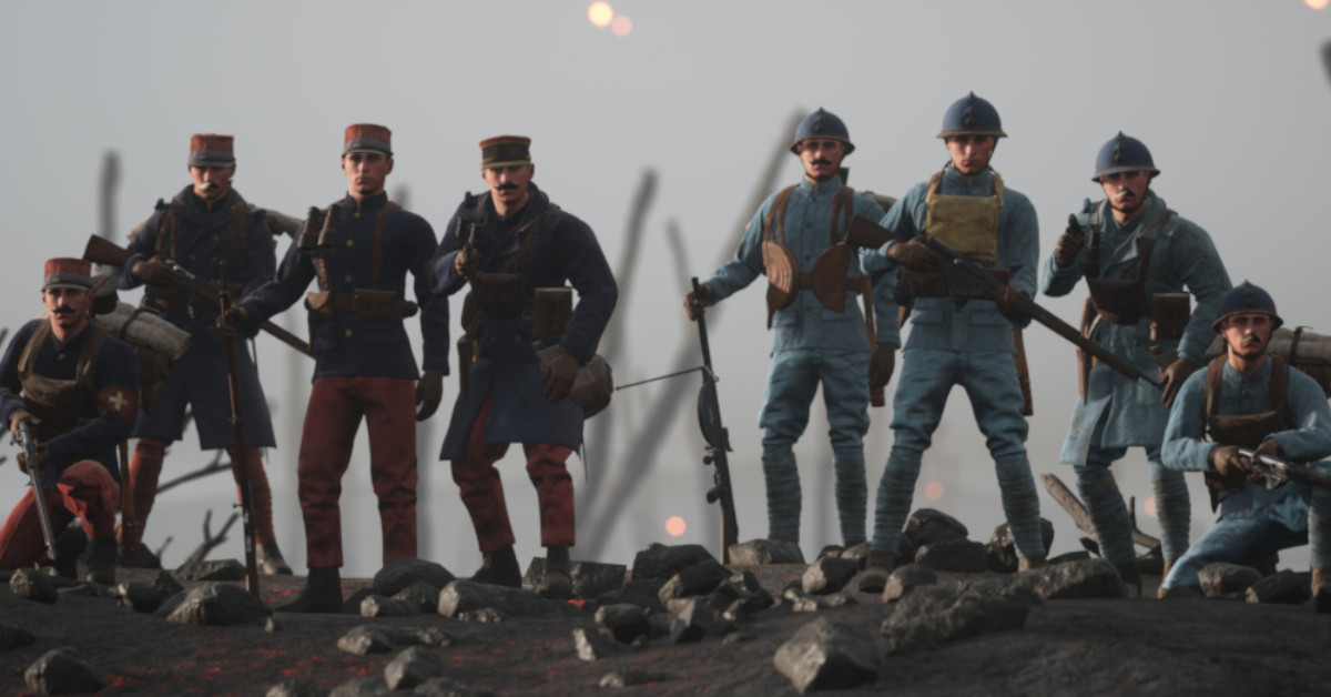 play_BTW's tweet photo. Our first implementation of early war uniforms arrived in Operation III. Read about the variety we've been working to include for the armies of Beyond The Wire!

https://t.co/Uannmmd9ka https://t.co/Vw1dYH4KiB