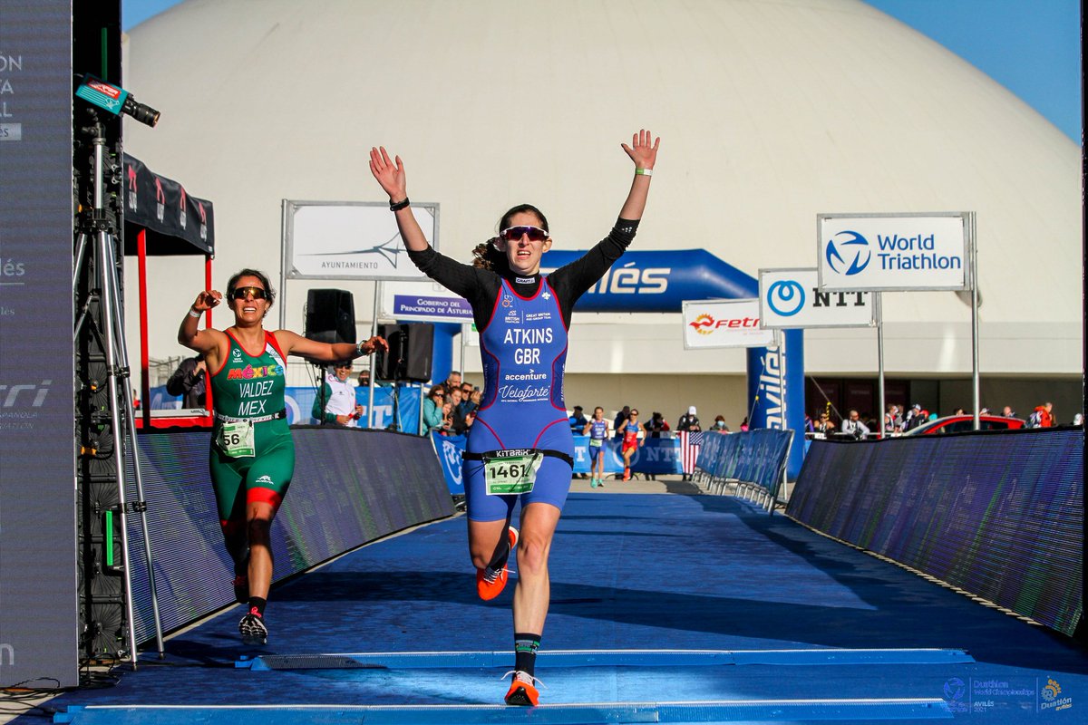 RLSCC Athlete finishes 6th in World Duathlon Championships held at Aviles, Spain. Congratulations to Verity Atkins, who came home in 1 hour, 18 minutes and 6 seconds to come 6th in her age group. Picture: CanoFotoSports

#LeamingtonHour
#RLSCC
#loveleam