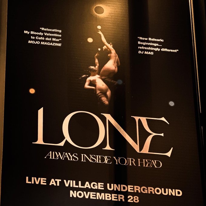 Album artwork looking amazing on this billboard up in Shoreditch.   Will be debuting the new live show