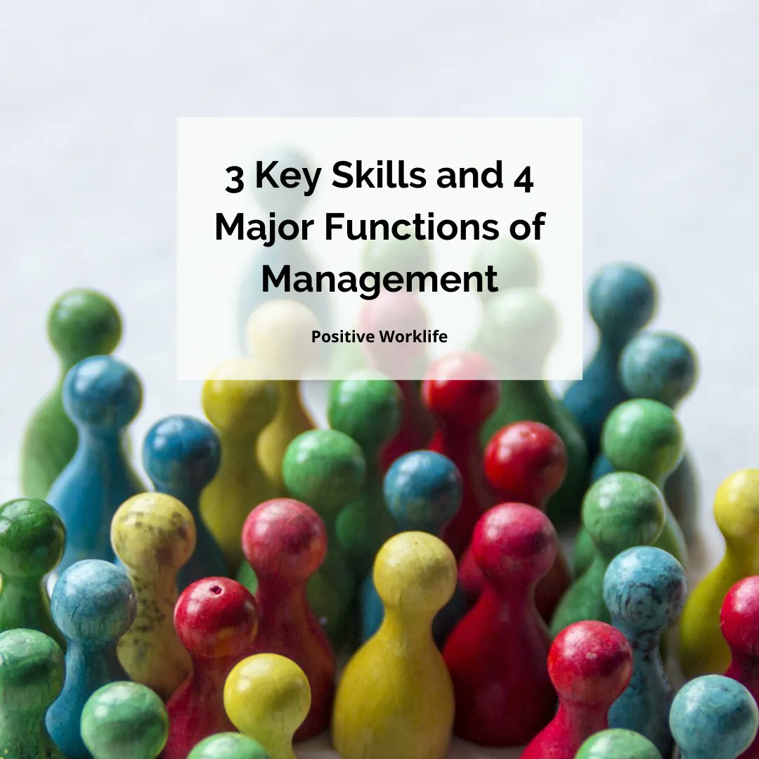 Every manager performs four major functions of management. The performance of the managers depends on three key skills.

positiveworklife.com/3-key-skills-a…

#Management #skills #manegerialskills #skillstolearn #skilldevelopment #positiveworklife