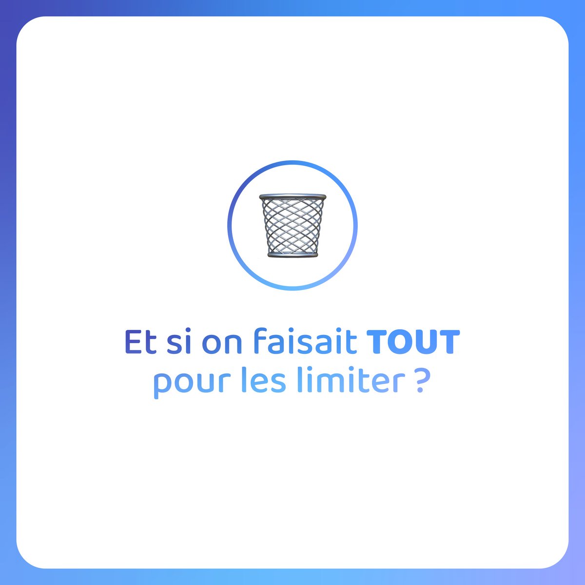 Cette semaine c’est la Semaine Européenne de la #reductiondesdechets ! 🗑♻️

Chaque année à l'automne, elle nous rappelle que chaque déchet a été un produit acheté et consommé.

Et si on faisait tout pour les limiter ? #zerodechet #zerowaste