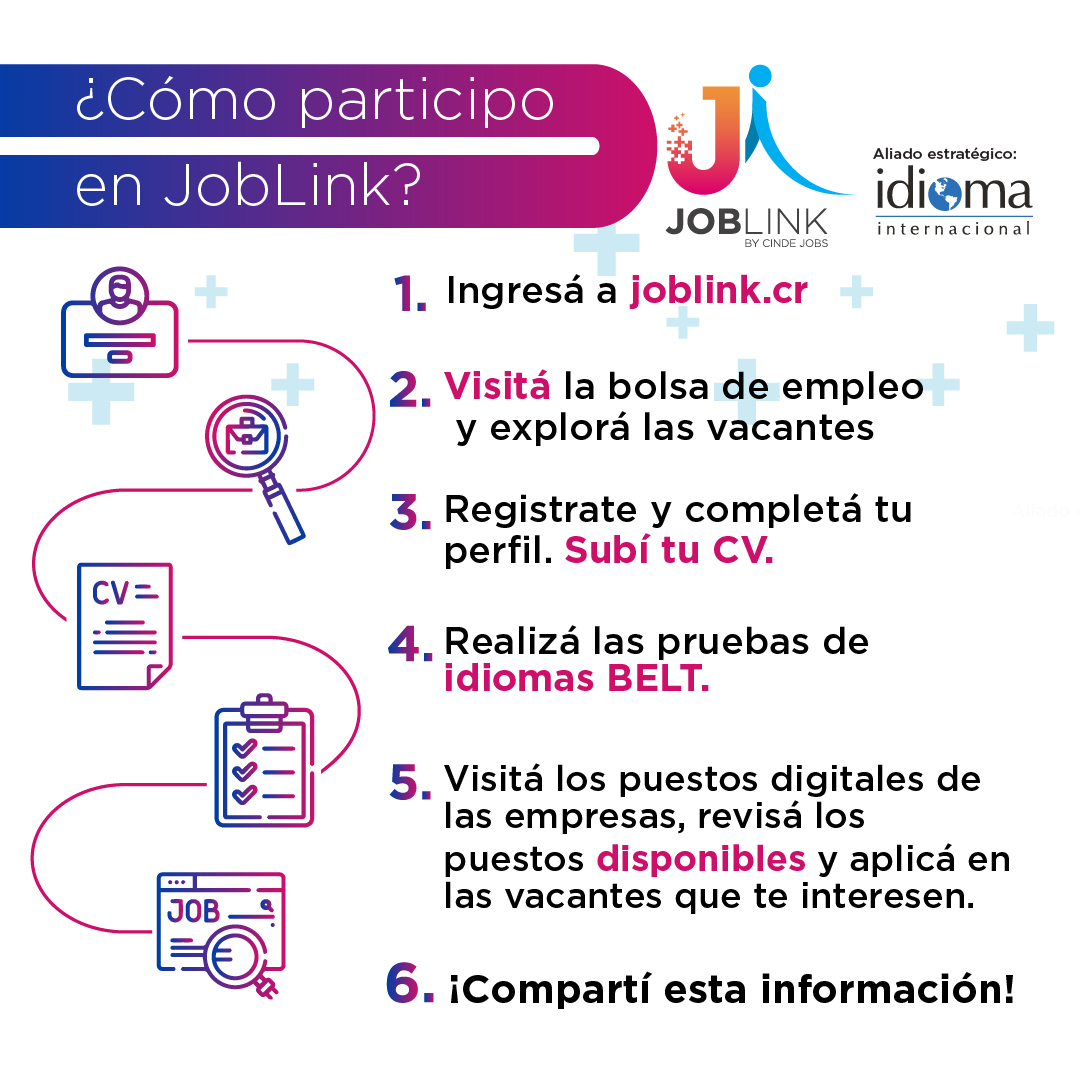 invest_cr's tweet photo. ¿Cómo aplicar a https://t.co/lyWeu6pO5T? Acá te compartimos los pasos para que apliqués a cuantos puestos deseés. Hay más de 7.500 oportunidades laborales disponibles. #JobLink #EmpleoCR https://t.co/ls0Ta9RpaR