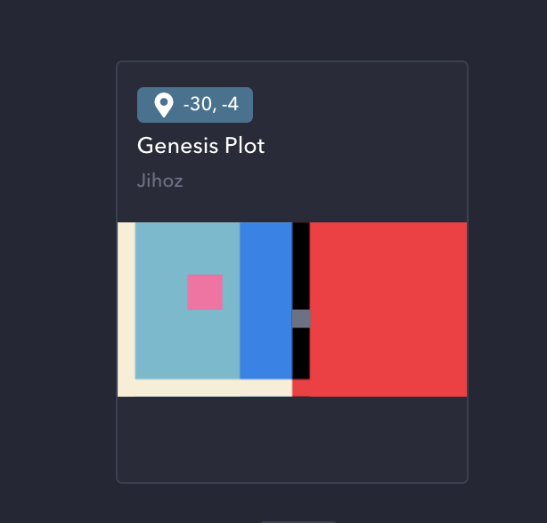 Bought a Genesis plot from <a href="/Its_Falcon_Time/">Flying Falcon</a> for 14,000 $AXS!

Wen Land?!