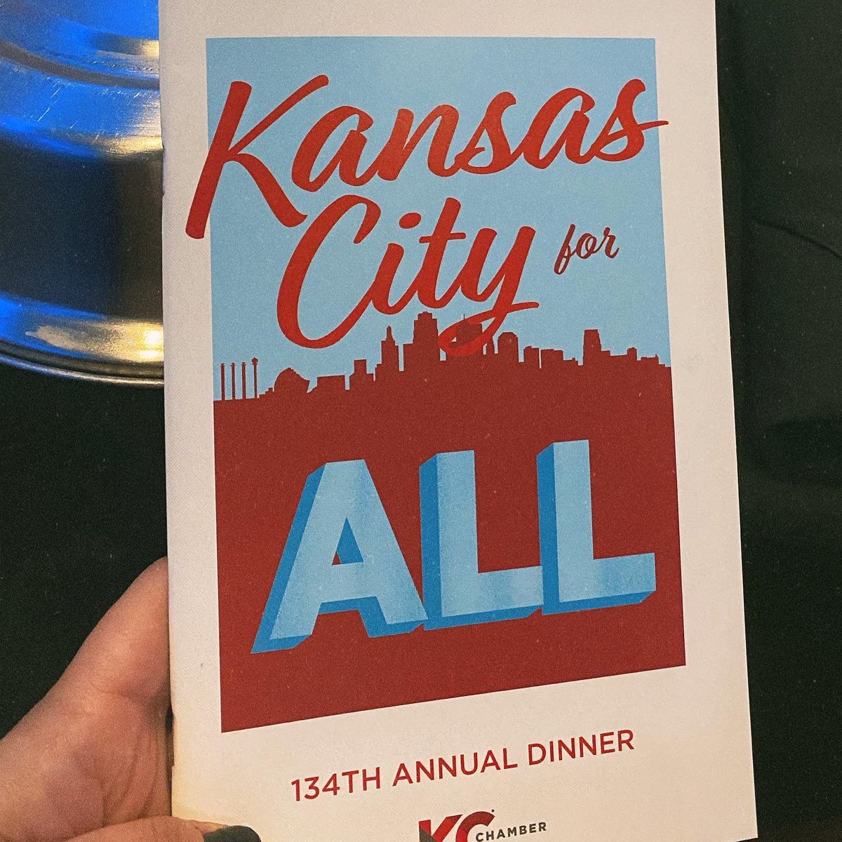 katie_cammm's tweet photo. It was an absolute honor to attend the Annual Kansas City Chamber of Commerce Dinner. The love for Kansas City was palpable. It was amazing to see so many friends and meet so many inspiring people 
#KC4All https://t.co/X90NxGJb8p