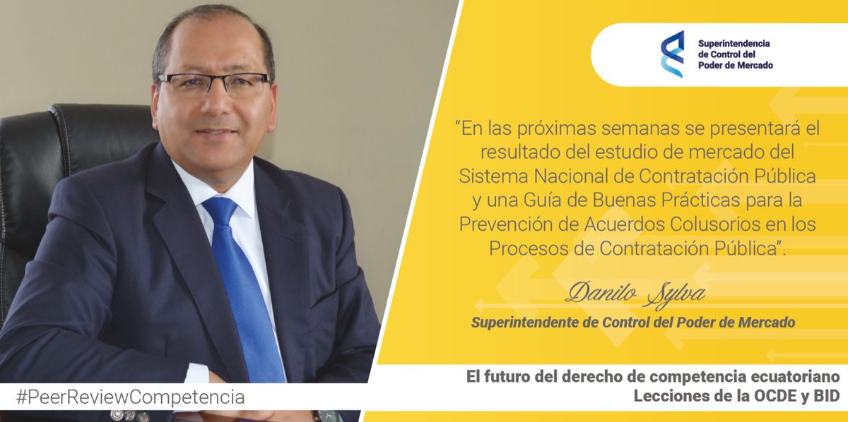 Competencia_Ec's tweet photo. La autoridad de Competencia se refirió también a las acciones que están en curso para cumplir con las recomendaciones señaladas en el Peer Review. #PeerReviewCompetencia https://t.co/18SrY4m3jf