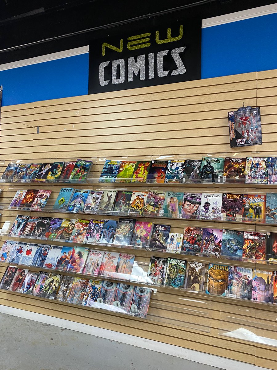 Tribecag's tweet photo. what a wonderful collection of new comics at Tribe today! come grab your favorite! https://t.co/8ETNr3r7Sb