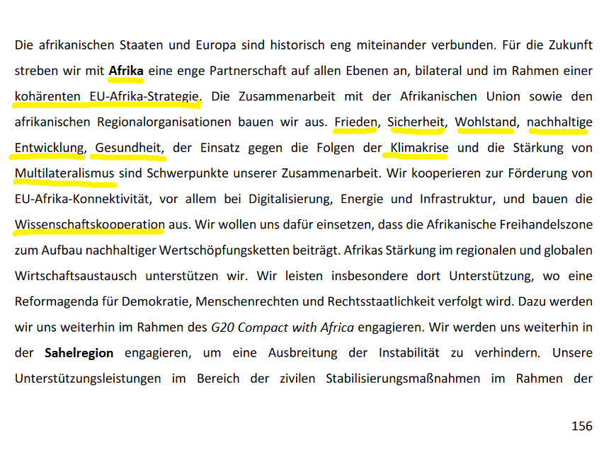 SureFoodProject's tweet photo. 🇩🇪🌍 Germany's new government coalition deal on #Africa: cooperation on all levels, within a coherent EU-Africa Strategy, focus on #peace, #security, #prosperity, #sustainabledevelopment, #health, #climatechange, #multilateralism, AND: more research collaboration! #coalitiondeal https://t.co/OaFSAfIr82