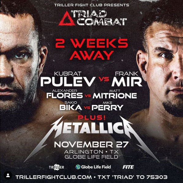 Tune in on 11/27 and watch our man <a href="/mattmitrione/">Matt Mitrione</a> go head to head against Alexander Flores. For all you backyard bbq brawlers out there we’ll be giving away a few Trek grills to some lucky fans! Sign up below now for a chance to win!
greenmountaingrills.com/trek-giveaway/