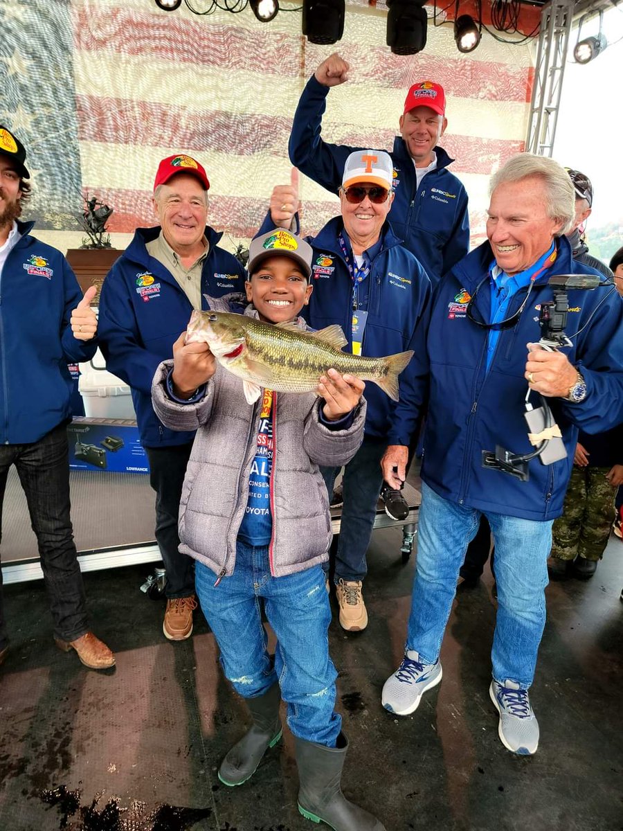 Kemari Cooper off to a great start. Wishing him continued success and blessings. #youth #Congratulations #fishing #outdoors #bassfishing