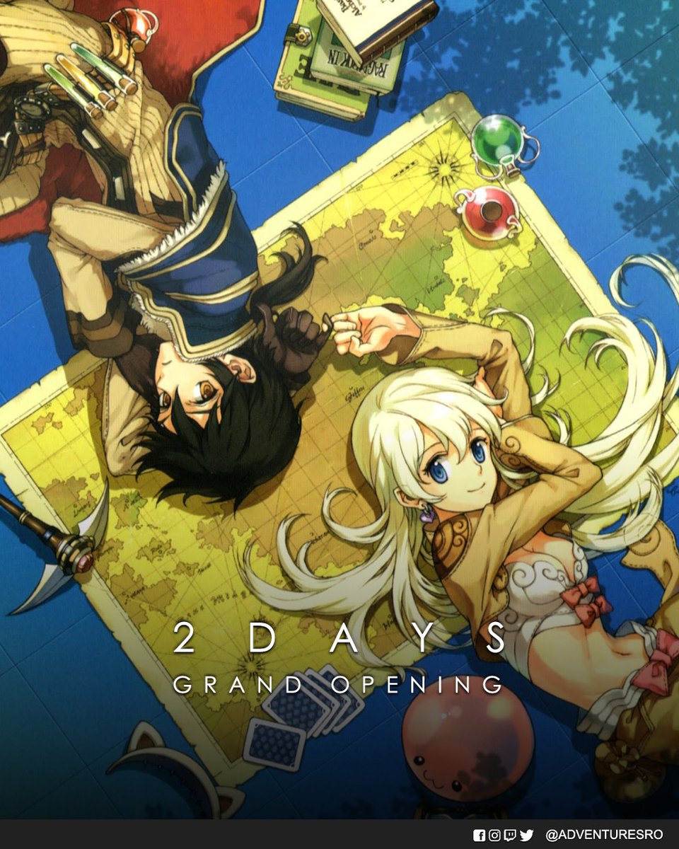 AdventuresRO's tweet photo. ¡DOS DÍAS! 😱
#AdventuresROGrandOpening #RagnarokOnline https://t.co/BgbHPSJt1x