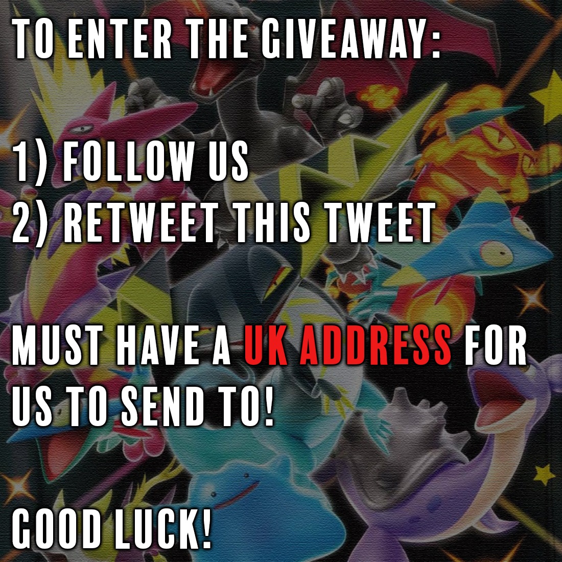 DoubleSleevedCo's tweet photo. 📣📣📣📣
We're giving away a Japanese Shiny Star V Booster Box!

To enter:
1) Follow us
2) Retweet this tweet

The Winner will be drawn at 2pm BST on the 7th of December. 
You must be 18+ &amp; have a UK shipping address. 
Turn on messages so we can get in touch!

Good luck! 😍😍 https://t.co/2i1LvKnd3u