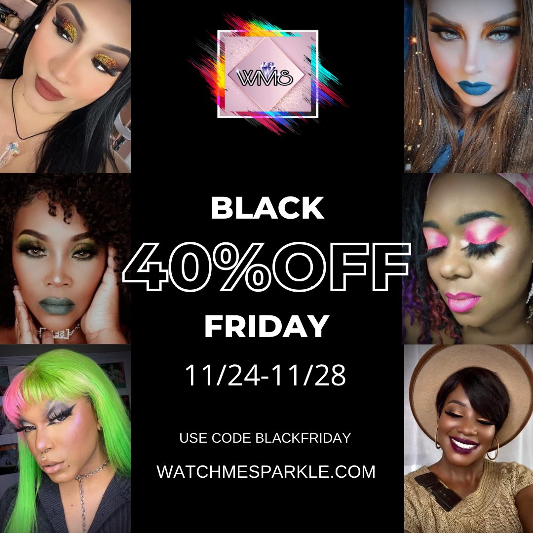 Black Friday sale starts now!! Use code: BLACKFRIDAY   Shop now! watchmesparkle.com