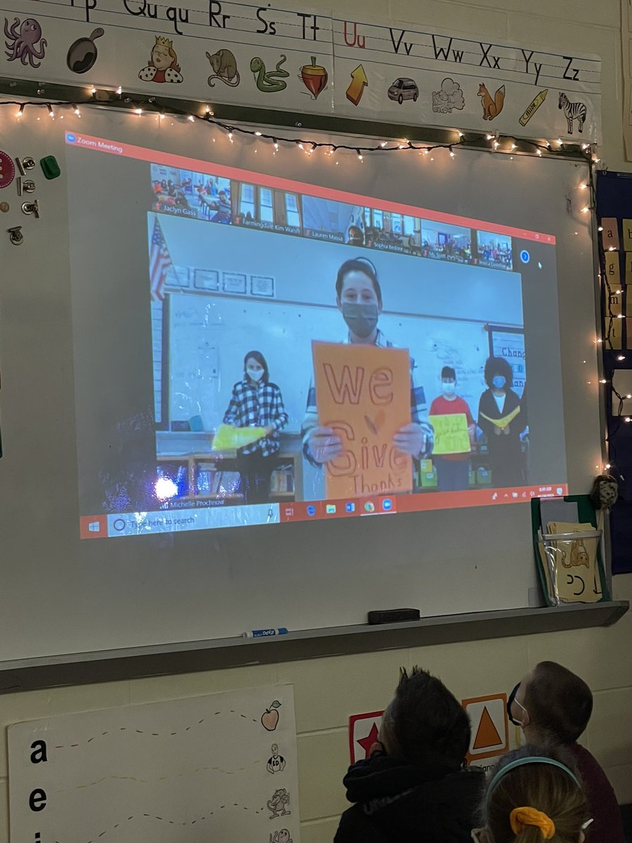 8th grade ran a school-wide morning meeting.  They provided thanks to staff and community members that shape their daily lives.   Have a Happy Thanksgiving! <a href="/FSDVikings/">Farmingdale School</a>