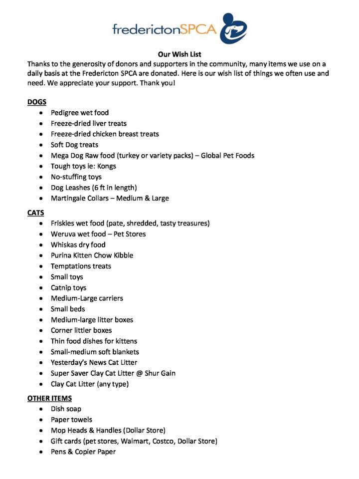 This is our wish list. And our drop off points are Shur-Gain Feeds ‘N Needs, Ren’s Pets and our Adoption Centre. Thank you in advance for your continued support 🐾🐾