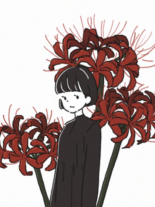 彼岸花のtwitterイラスト検索結果