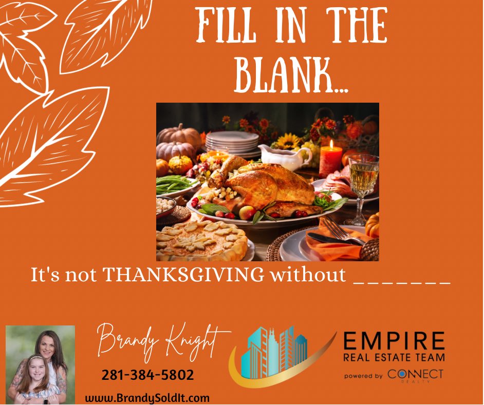 queenbknight's tweet photo. Let’s have some FUN while we prep for the Feast tomorrow!!

WHAT IS YOU MUST HAVE ??

#brandysoldit￼ #YourFriendTheRealtor #ConnectRealty￼#EmpireRETeam￼
#thankfulandblessed #brandysellshouston https://t.co/wlwbfNM7KD