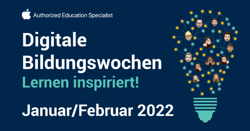dbw_DACH's tweet photo. 4 Wochen, 100 Themen, 1000 Ideen für den Unterricht mit dem iPad. 18.01 -12.02.2021 Jetzt kostenlos anmelden!