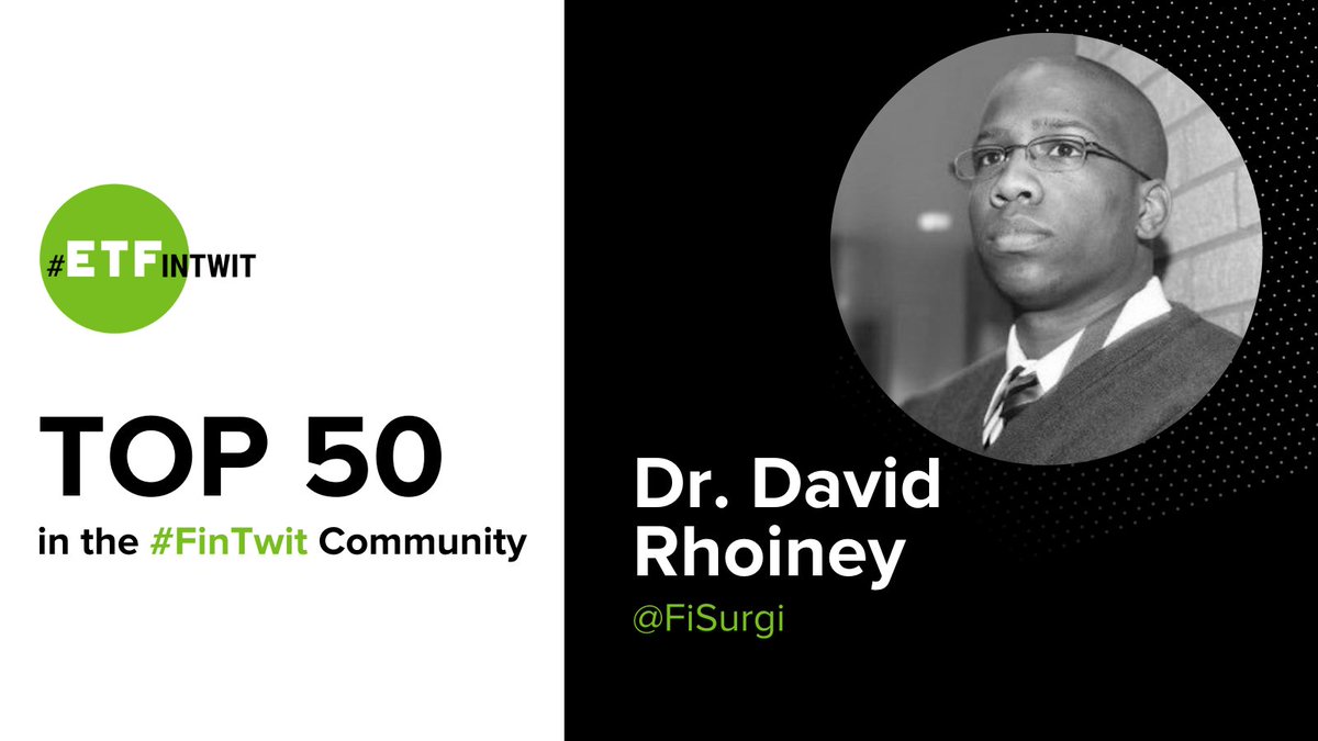 Vetta_Fi's tweet photo. Twitter helped robotic surgeon @rhoineyd @FiSurgi connect with finance experts to spread his story  of overcoming poverty &amp; vision of closing the wealth gap, making him an easy choice for our #ETFintwit #Top50.

See the full list: https://t.co/MAlVAX5pO7 
(14/27) https://t.co/xjYWaMSGvT