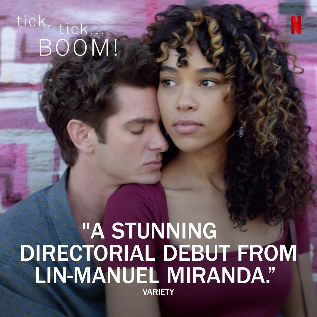 ticktickboom's tweet image. A stunning homage to Jonathan Larson's life. 👏 See #ticktickBOOMmovie, on Netflix now.