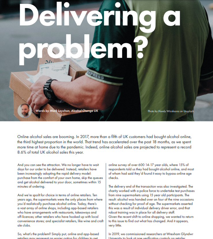 Delivering a problem? My piece for <a href="/AlcoholChangeUK/">Alcohol Change UK</a> on children’s access to alcohol online, in the new edition <a href="/InstofLicensing/">InstituteofLicensing</a> Link magazine (pg19) tinyurl.com/cufbw5rh