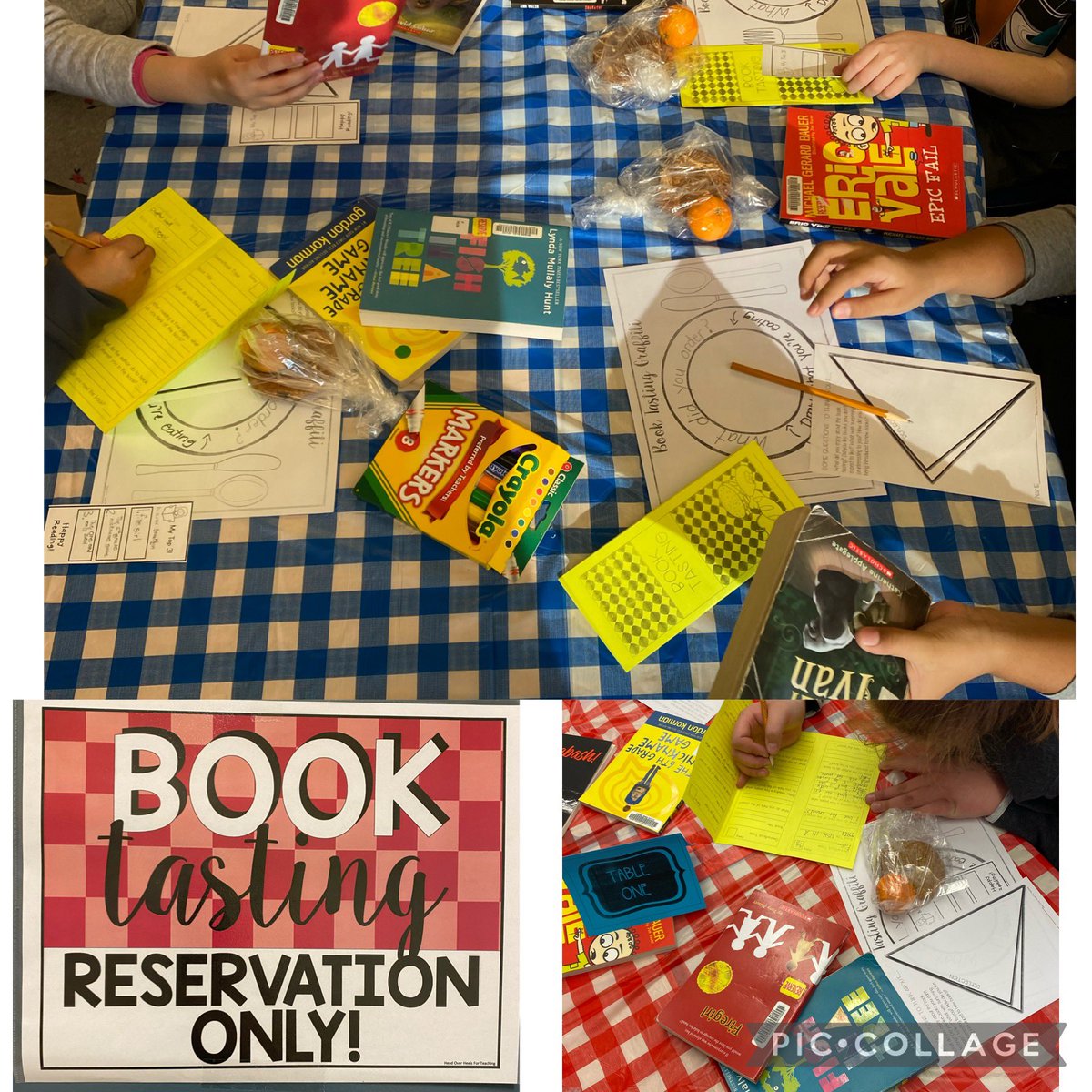 Providing my students with choices at our “Book Tasting” 📚 #grade6 <a href="/BuchananPS_TDSB/">BuchananPS_TDSB</a> <a href="/LC3_TDSB/">TDSB LC3</a>