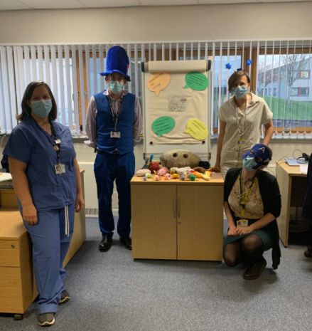 TaysideAMT's tweet photo. NHS Tayside ID and Antimicrobial Teams 'Go Blue' for World Health Organisation AMR campaign.  Thanks to our lovely ID consultant &amp; registrar colleagues, for their stewardship support all year round. @Nikolas_Rae @LynnurquhartID @JorgeRojasMarc1 #WAAW #KeepAntibioticsWorking https://t.co/IWzJnAODws